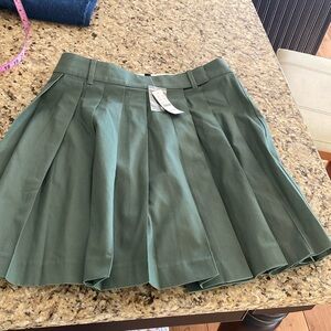 JCrew pleated mini skirt. NWT.